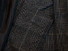 Tom Ford Dark Grey Check Cashmere Blend Basic Base A Blazer