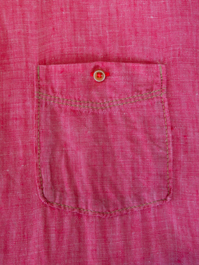 Tommy Bahama Pink Linen Short Sleeve Shirt