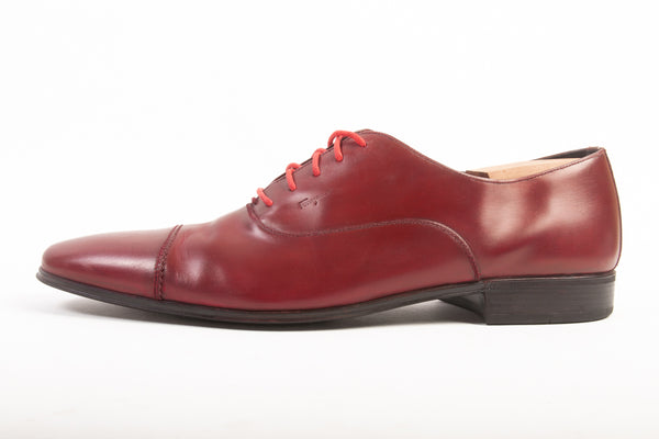 Salvatore Ferragamo Custom Hermes Red Cap Toe Oxfords