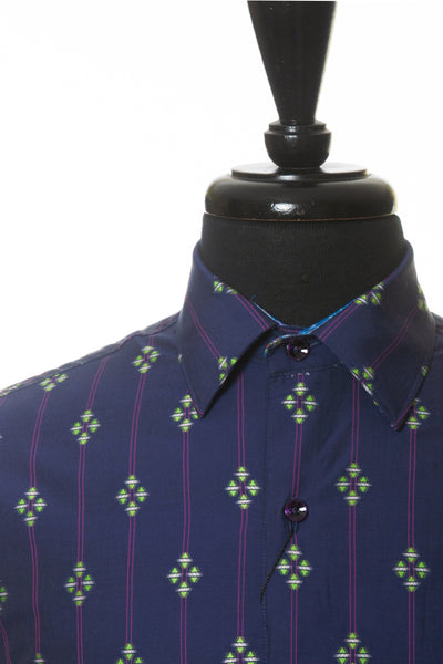 Robert Graham Purple Stripe Jace Classic Fit Shirt