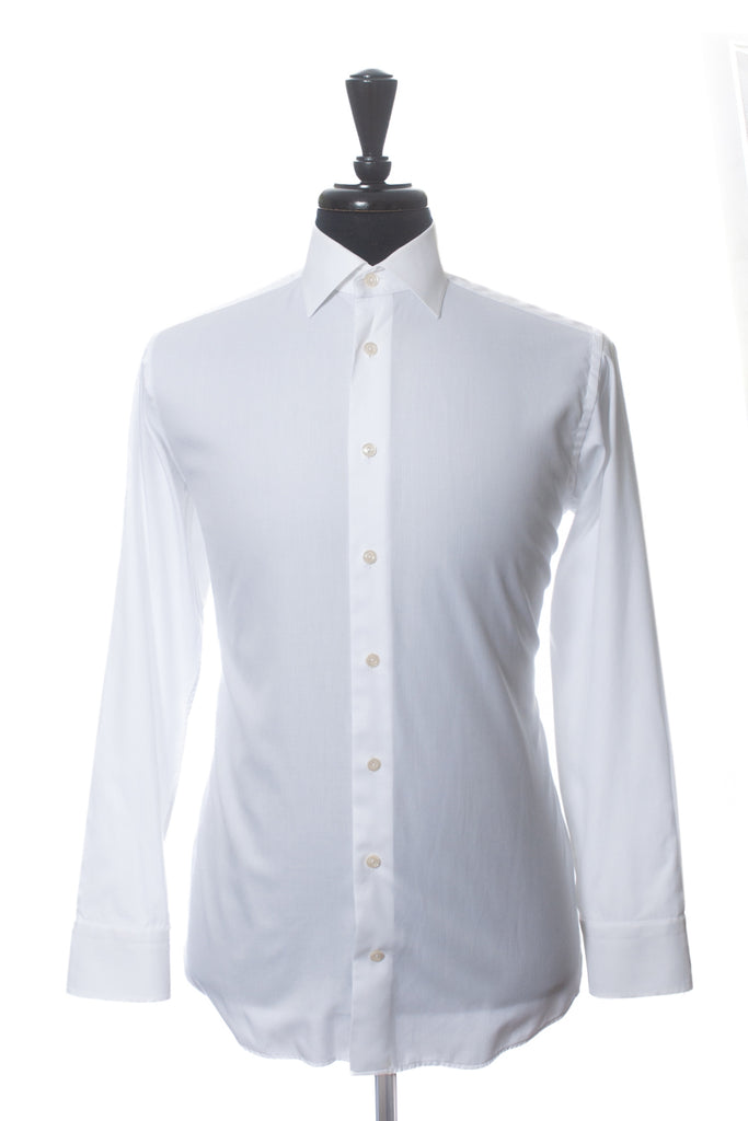Eton White Slim Fit Signature Twill Shirt