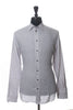 Armani Collezioni Grey Check Linen Shirt