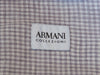 Armani Collezioni Grey Check Linen Shirt