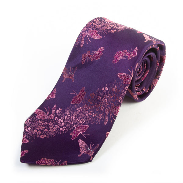 Ted Baker Purple Floral Print Tie