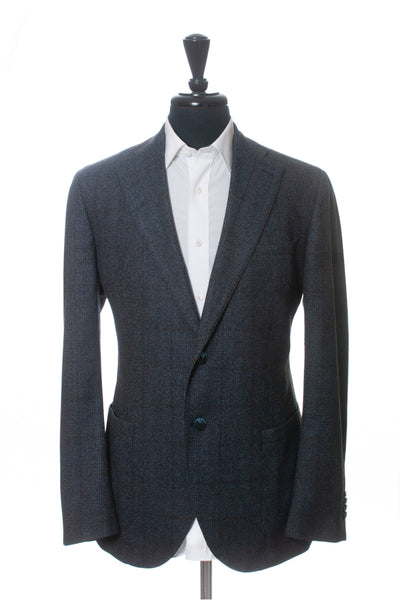 Luigi Bianchi Sartoria Grey Check K Jacket 