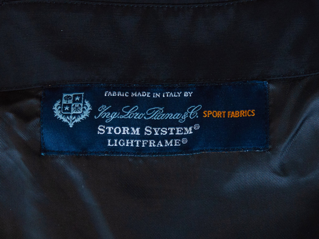 Officine Generale Paris Black Loro Piana Storm System Jacket