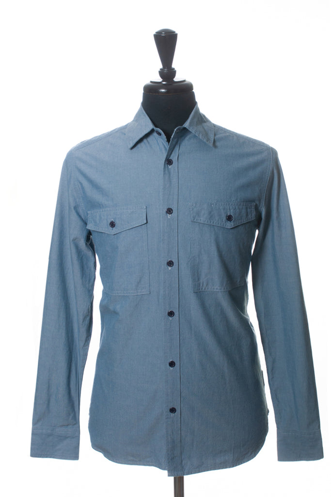 Edgevale Blue Chambray Over Shirt