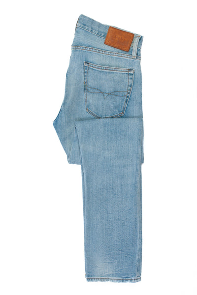 Polo Ralph Lauren Light Wash Varick Slim Straight Jeans