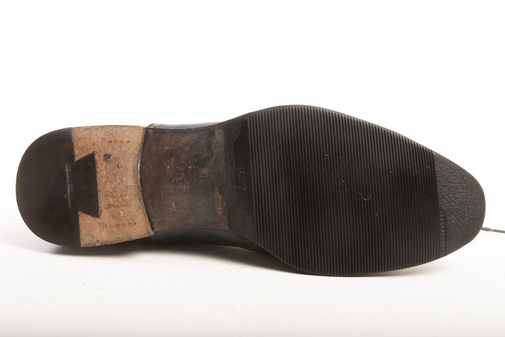Salvatore Ferragamo Auburn Calf Leather Shoes