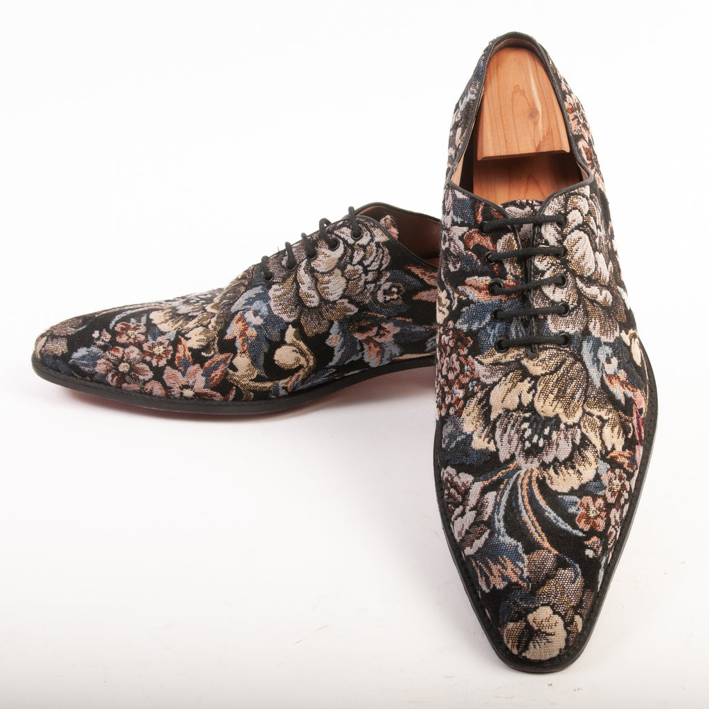 Chris Vos Pepe Milan Floral Tapestry Oxford Shoes