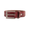 Bench Craft Deep Red Leather Belt