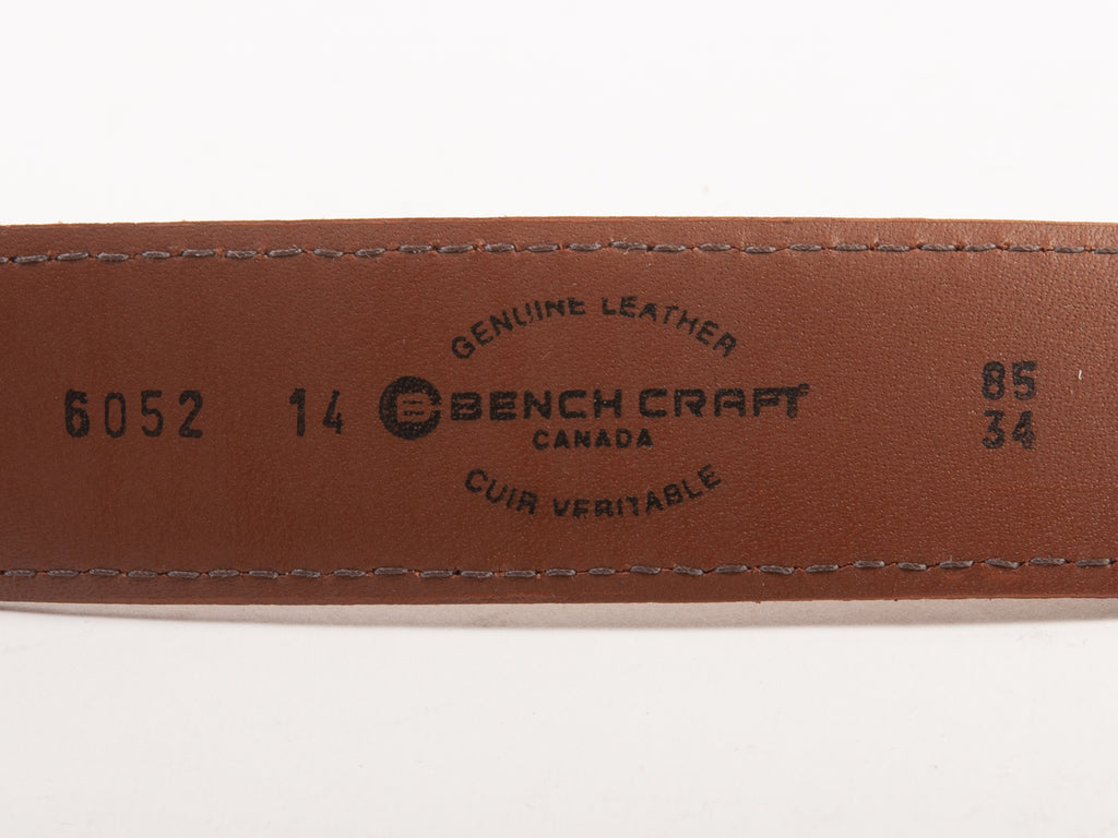 Bench Craft Tobacco Brown Suede Belt