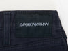 Emporio Armani Washed Black Moleskin 5-Pocket Pants