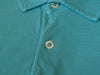 Hartford Seafoam Green Washed Cotton Polo Shirt