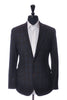 Scott James Navy Blue On Charcoal Grey Windowpane Blazer