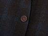 Scott James Navy Blue On Charcoal Grey Windowpane Blazer