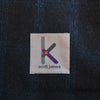 Scott James Navy Blue On Charcoal Grey Windowpane Blazer