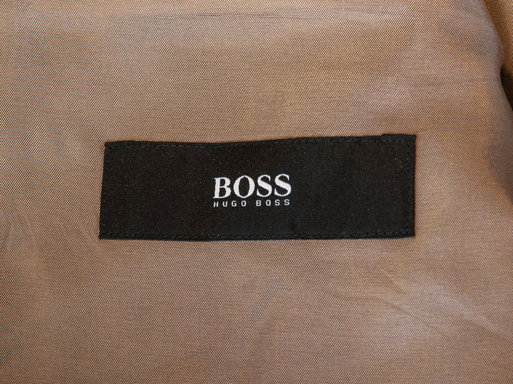 Hugo Boss Brown Pasolini Wool-Silk Blazer