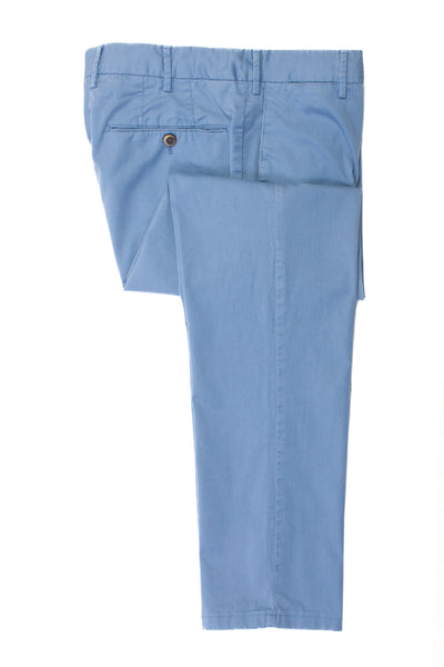 PT01 Light Blue Washed Slim Fit Stretch Chinos