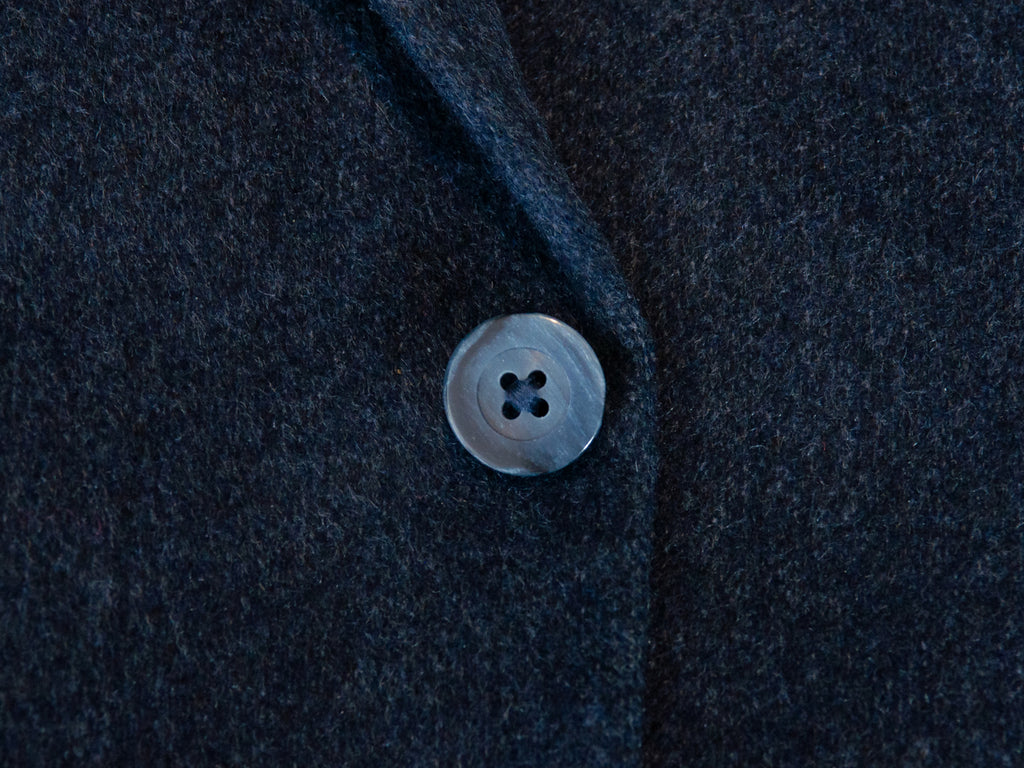 Coppley Dark Slate Blue Pure Cashmere Biella Blazer