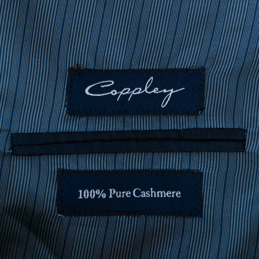 Coppley Dark Slate Blue Pure Cashmere Biella Blazer