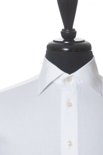 Emmanuel Berg White Modern Fit Dress Shirt