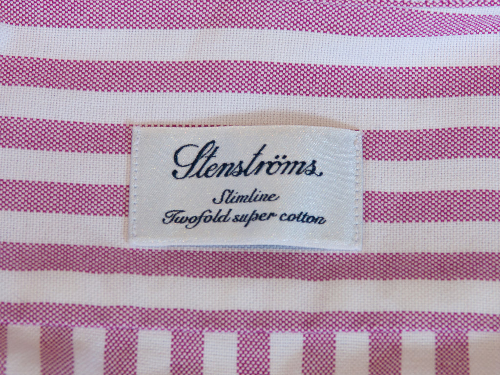 Stenstroms Muted Fuchsia Stripe Button Down Shirt