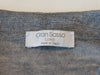 Gran Sasso Grey Linen Polo Shirt