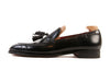 Carmina Black Goodyear Welted Tassel Loafers