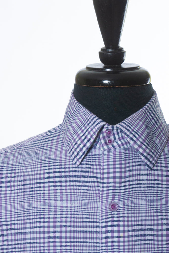 Robert Graham Purple Check Classic Fit Shirt