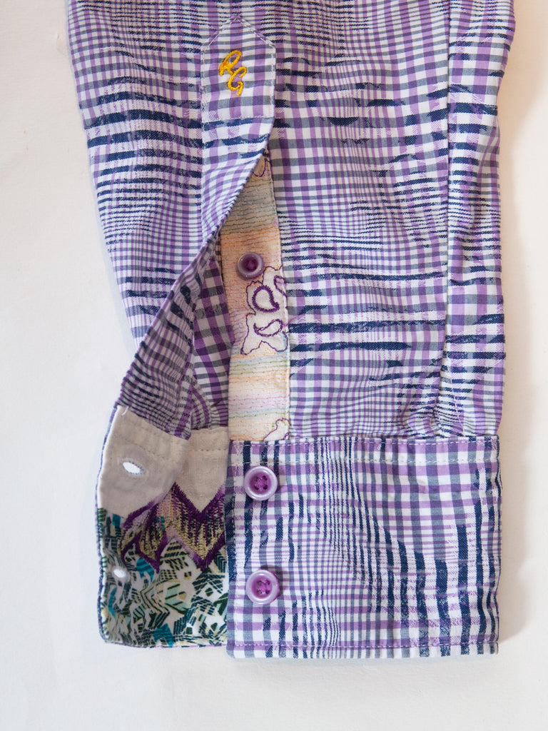 Robert Graham Purple Check Classic Fit Shirt