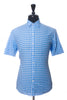 Zachary Prell Blue Check Short Sleeve Shirt