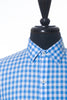 Zachary Prell Blue Check Short Sleeve Shirt