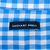 Zachary Prell Blue Check Short Sleeve Shirt