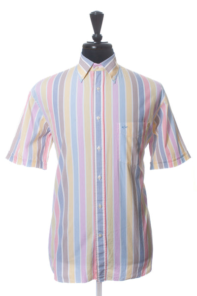 Paul & Shark Multi Stripe Short Sleeve Shirt