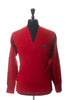 Paul & Shark Vintage Red Button Collar Sweater