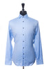 Oscar of Sweden Blue Check Wrinkle Free Shirt
