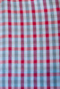 Stenstroms Grey and Red Check Short Sleeve Shirt