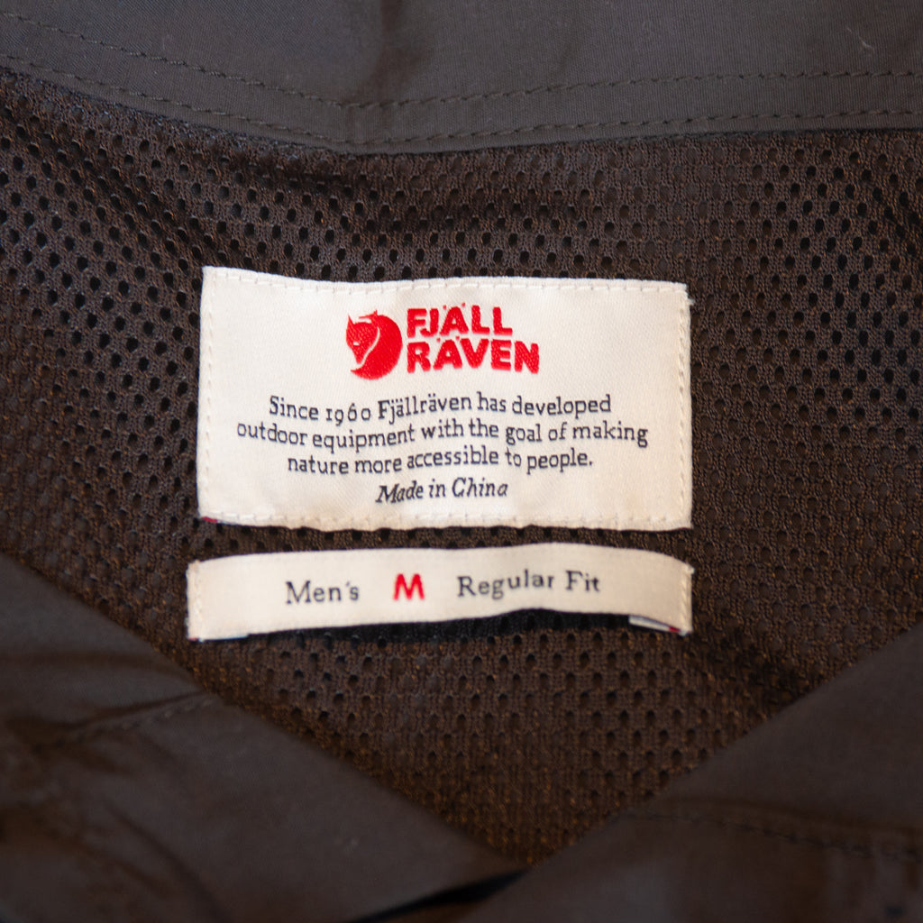 Fjallraven Dark Brown Sbisko Hike Short Sleeve Shirt