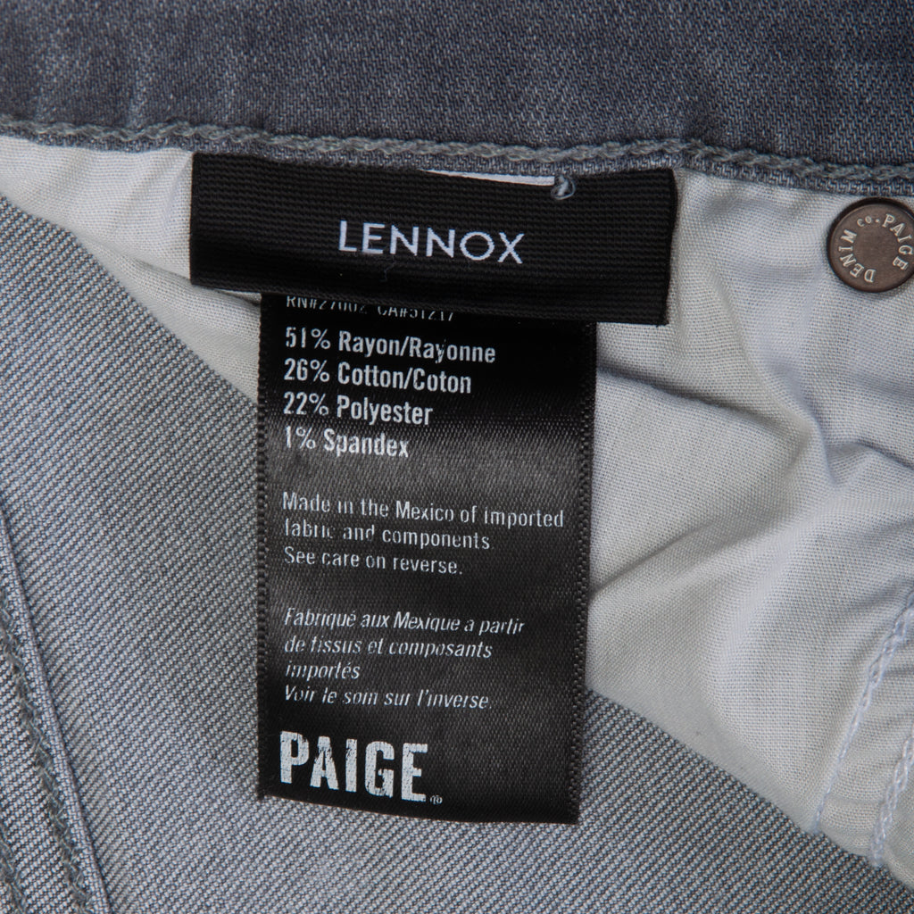 Paige Seeker Grey Lennox Jeans