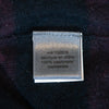 John Varvatos Burgundy and Black Cashmere Henley Sweater