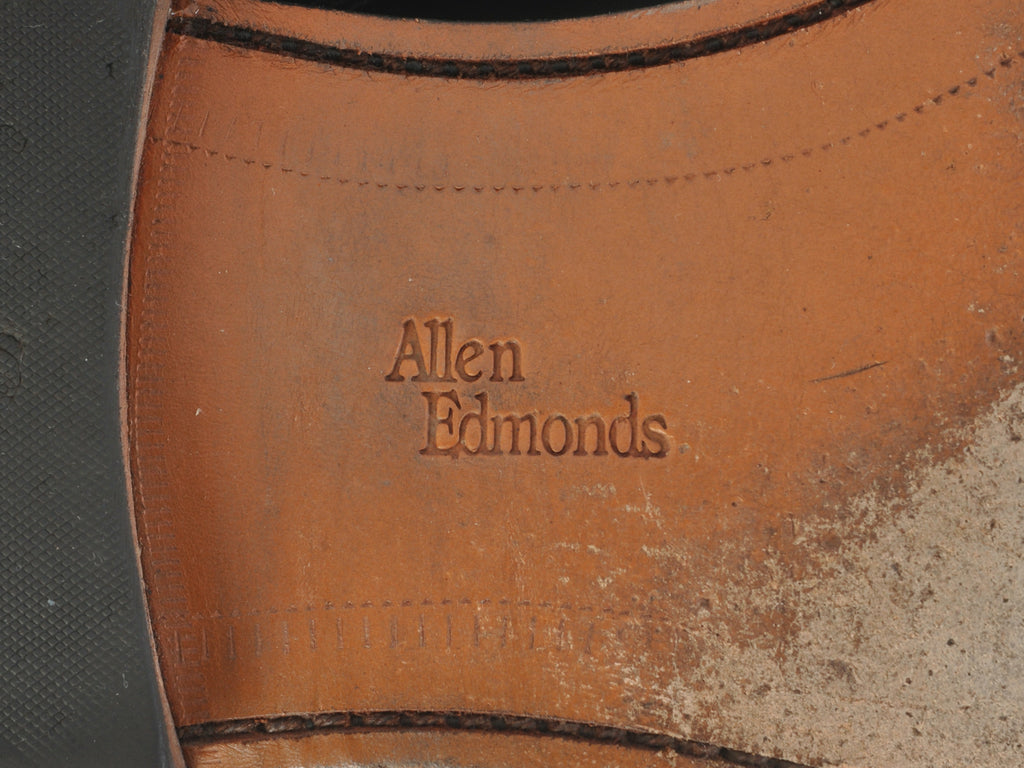 Allen Edmonds Black Park Avenue Cap Toe Oxfords