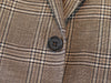 Etro Grey Check Cotton Linen Blazer
