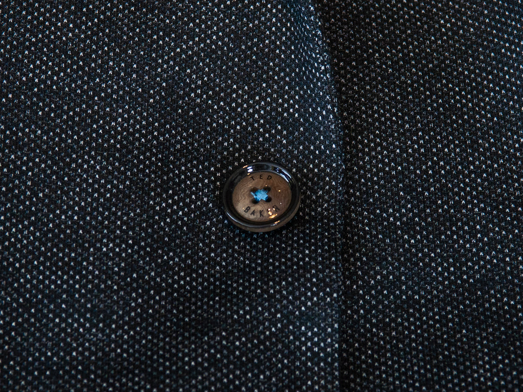 Ted Baker Grey Twill Patch Pocket Blazer