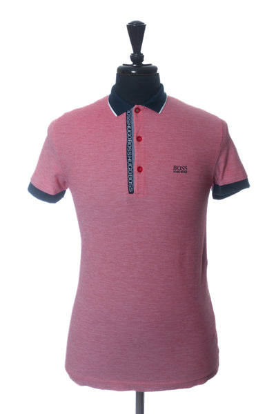 Hugo Boss Pink Paule4 Pima Cotton Polo Shirt