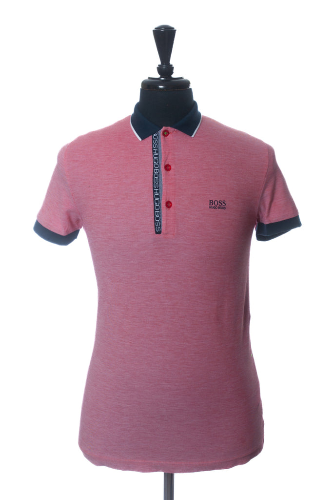 Hugo Boss Pink Paule4 Pima Cotton Polo Shirt