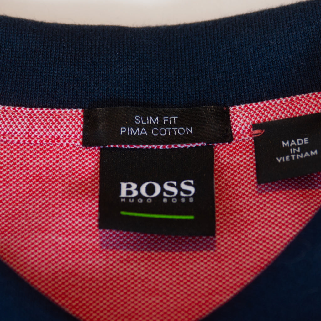 Hugo Boss Pink Paule4 Pima Cotton Polo Shirt