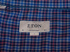 Eton Blue Check Contemporary Fit Shirt