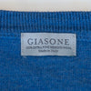 Giasone Blue Merino Wool Crew Neck Sweater