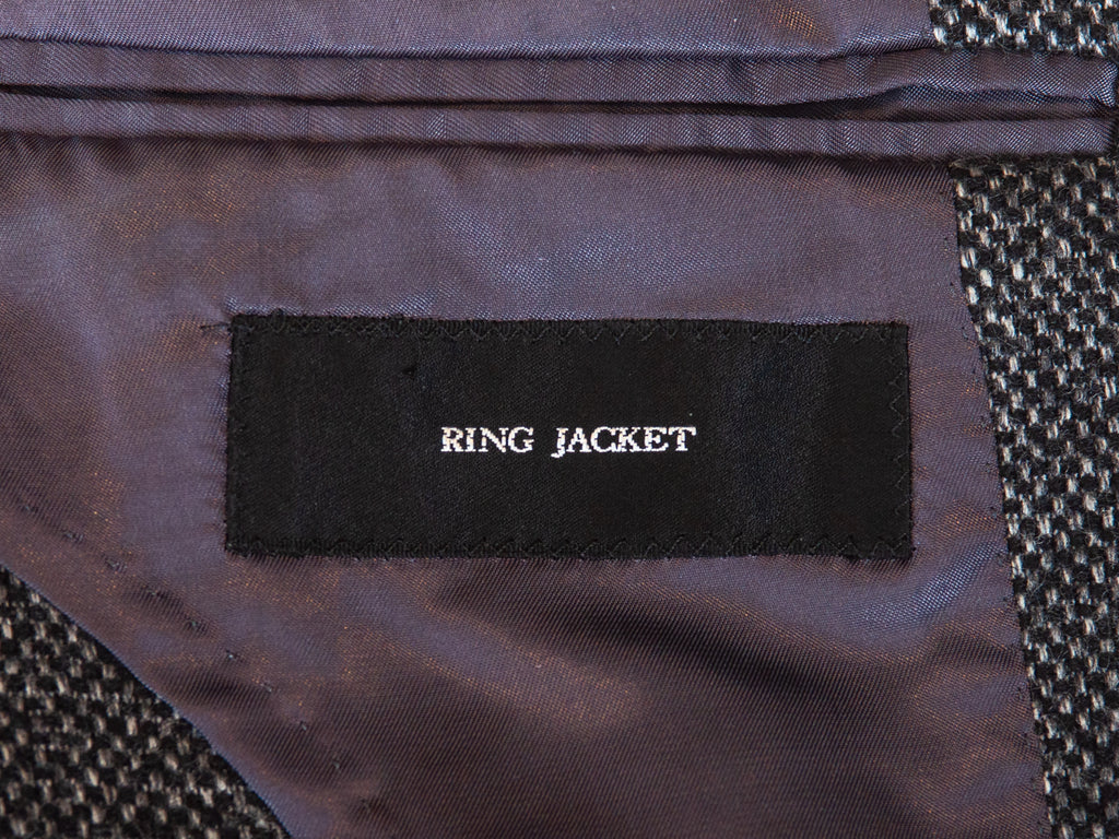 Ring Jacket Grey Tweed Blazer